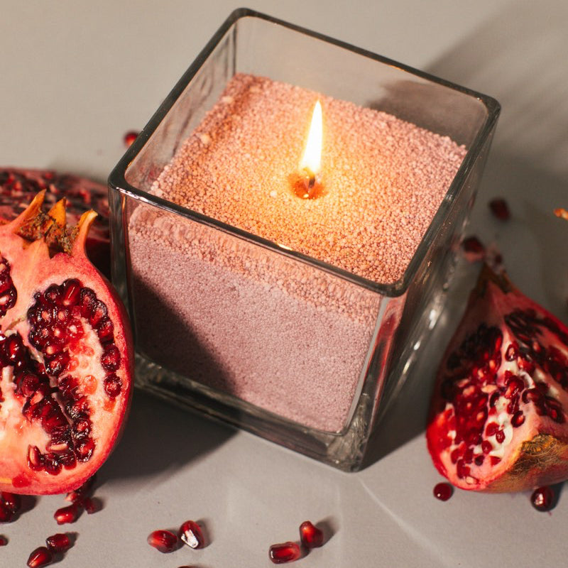 Luma Pearled Candle – Unscented Cherry 500g