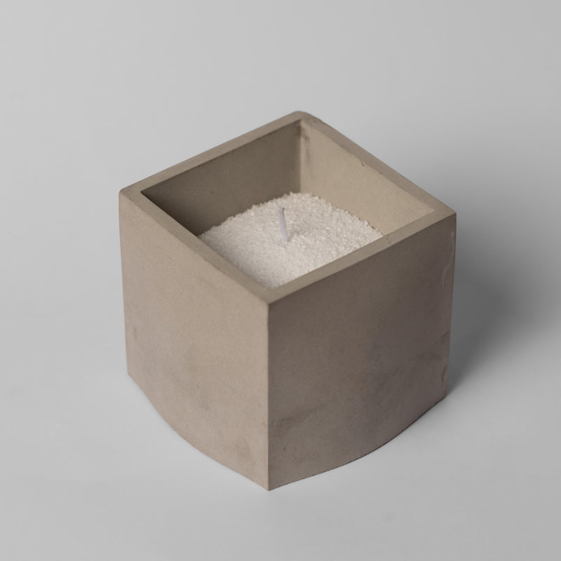 Concrete square small grey - Handcrafted
