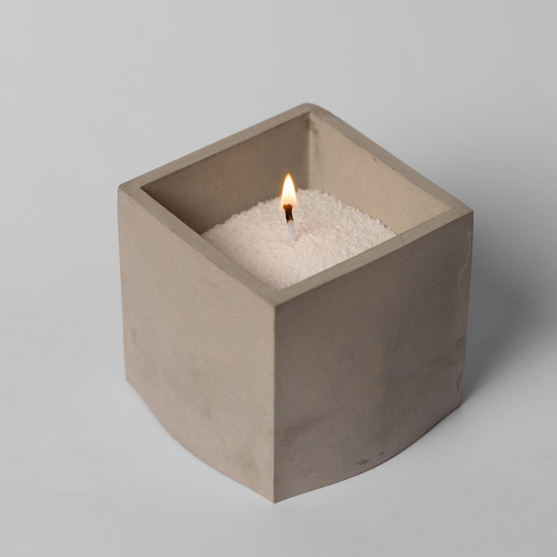 Concrete square small grey - Handcrafted