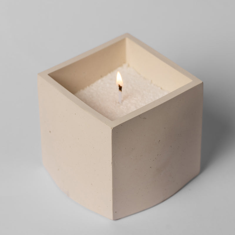 Concrete square small pearl - Handcrafted